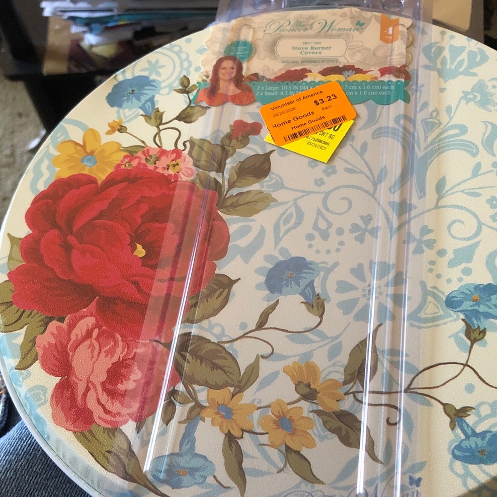 The Pioneer Woman Floral Vanity Tray - Red, Blue, Yellow